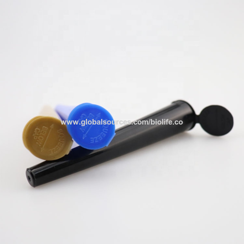 Buy Wholesale China Squeeze Plastic Tube For Hemp Blunt Pop Top