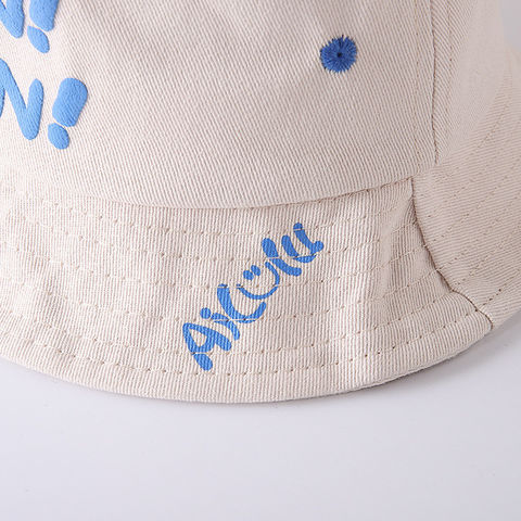 1pc Unisex Kids' Bucket Hat, Embroidered Letter Design, Four Seasons Sun  Protection Fishing Hat, Autumn, Winter, Spring And Summer Travel Beach  Sunscreen Hat