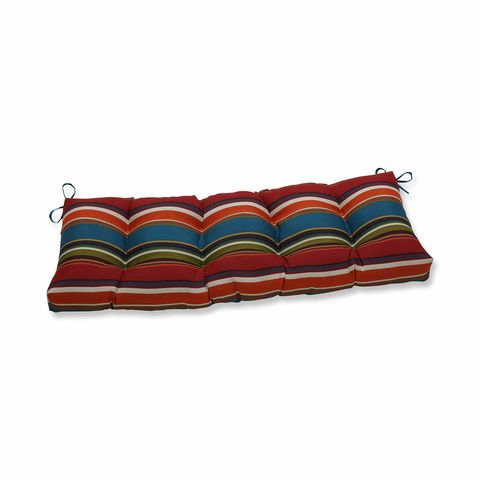 Coussin d'extérieur, rouge, 18 x 18