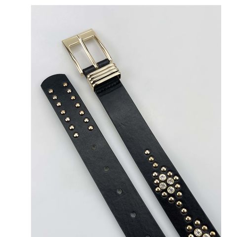 New Fashion Full Artificial Diamond Men's And Women's Belt Pin Buckle  Inlaid Artificial Diamond Belt Waist Belt