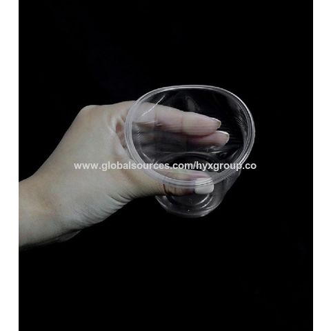 100] Translucent Plastic Cups - Disposable 7 ounce Cold Drink