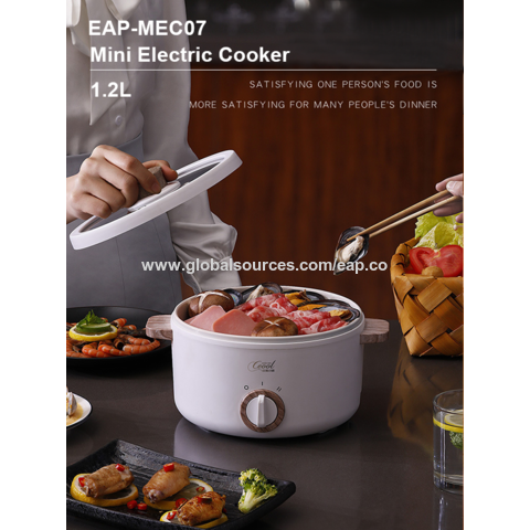 600W 1.2L Non-Stick Multi Slow Household Crock Pot Office Cute Cooking Pot  - China Electric Cooker and Mini Multi-Purpose Cooking Pot price