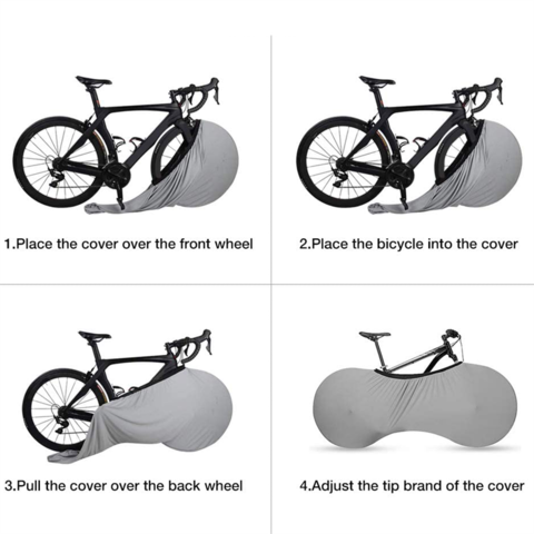 Housse de vélo, Housse de vélo pour Rangement extérieur, imperméable  Anti-poussière, Pluie, Protection UV