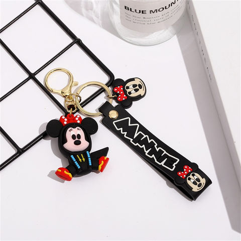 Disney – porte-clés de dessin animé créatif Mickey Minnie, jouet