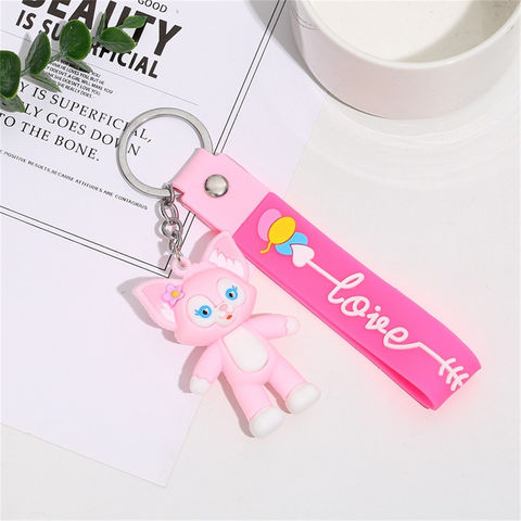 Buy Wholesale China 3d Pvc Keychain New Cute Cartoon Linabell Bag