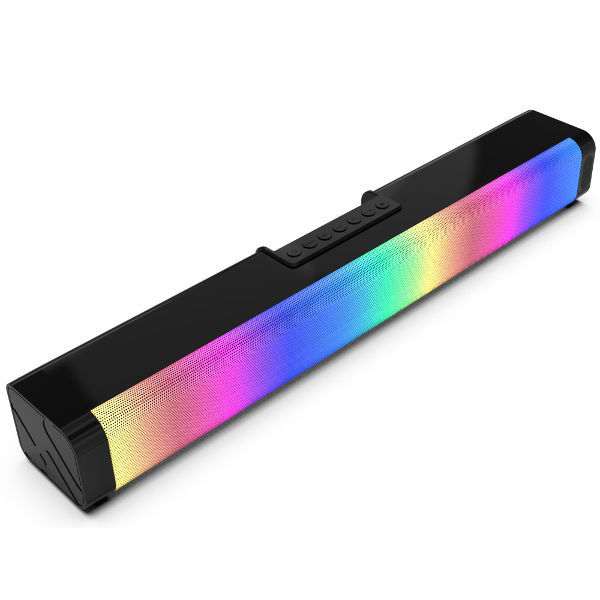 Sound Box 10W RGB LED Light Soundbar Wireless Speaker Mini Subwoofer