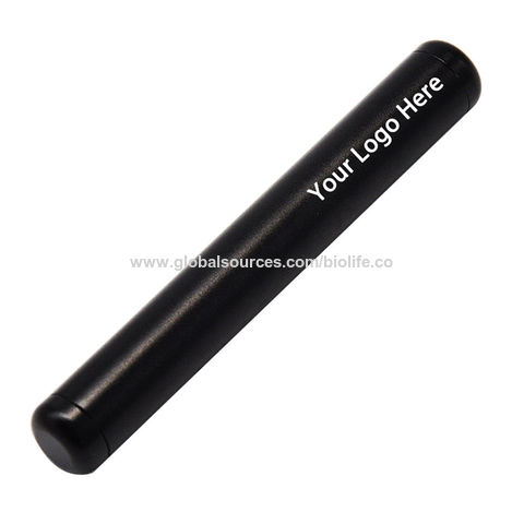 ALUMINUM pre rolled cone TUBE SMELL PROOF SEALED (black+silver)
