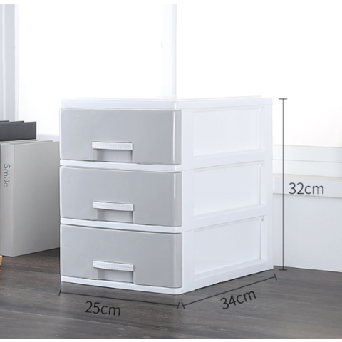 drawers small drawer organizer 3/4 Layers Transparent Desktop