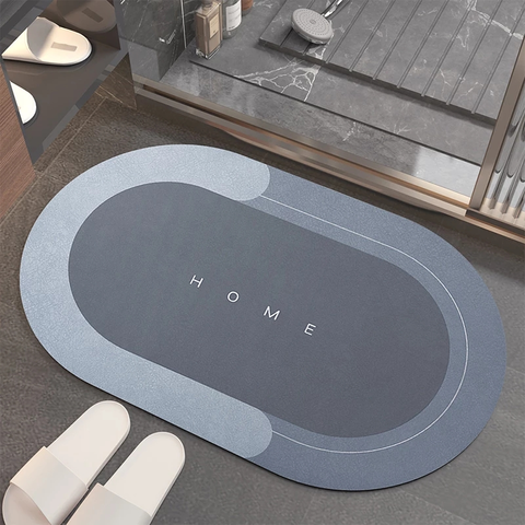 Shower Bath mat Round Bathroom Floor mats Anti Slip mat for Rubber