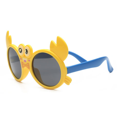 Lunettes de soleil enfant fille garçon dessin animé marque polarisé sport  de plein air - Silicone sain - Bleu - Achat / Vente lunettes de soleil  Fille Enfant Bleu Bleu - Cdiscount