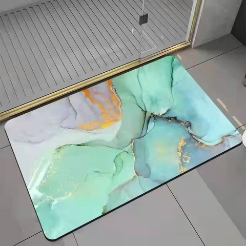 Top Super Absorbent Bath Floor Mat Water Absorption Non-slip Door