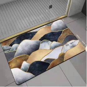 Kiplyki Wholesale Super Absorbent Floor Mat Bathroom Absorbent And Quick  Drying Carpet Floor Mats Door Bathroom Non Slip Floor Mats 