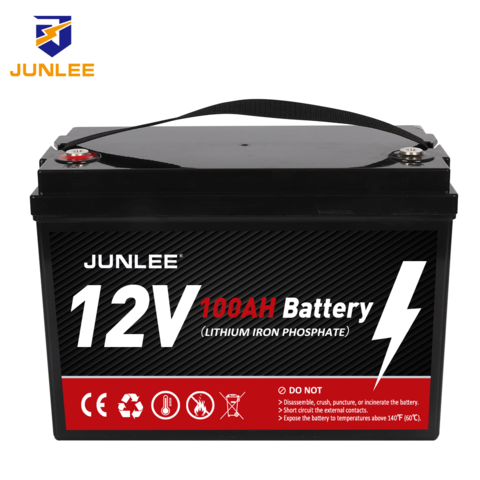  CycleTime 12.8V 100Ah LiFePO4 Battery, Lithium Iron Phosphate  Battery 1280Wh Lithium Battery, bult in 100A deep Cycle Battery : Automotive
