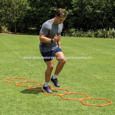 Buy Synergee Hexagon Agility Rings Set of 6. Tangle-Free Agility Ladder  with a Strong Hex Ring Grid. Great for Agility Work Online at Low Prices in  India - Amazon.in