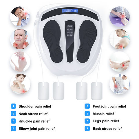 TENS Unit EMS Hot Needle Foot Massage LCD Machine Automatic Timing Blood  Circulation Body Massager Health Foot Spa Massager - AliExpress