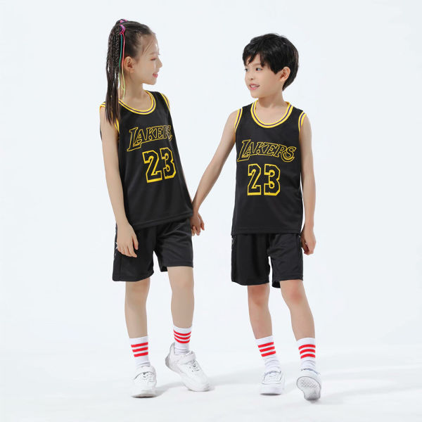 Kids Boys Summer Sports Outfits Basketball Clothes Sleeve T-Shirt