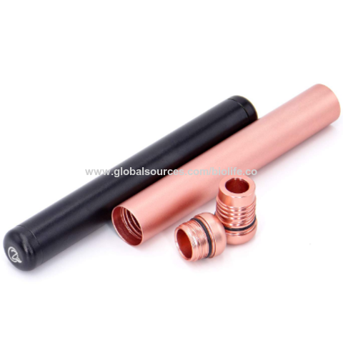 Aluminum Cigar Tube, Screw Cap