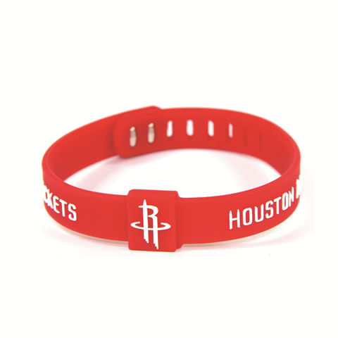 Wholesale Custom Basketball NBA Silicone Rubber Wristbands/Sports