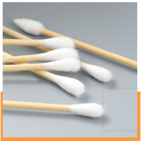 Bamboo Cotton Swabs - 200 Count - Vegan Cotton Swabs, Eco Friendly Q Tips,  Plastic Free Ear Sticks, All Natural 100% Biodegradable Organic Cotton buds  by Isshah 