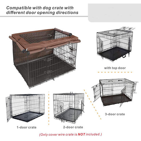 Basics Pet Carrier Kennel with Plastic Ventilation, 40-Inch