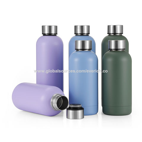 450ml Wholesale Custom Logo Multi-Colored Car Office Travel Double Wall  Thermos Glass Water Bottle with Stainless Steel Cup - China New Style  Multi-Colored Water Bottle, 450ml Clear Portable Water Bottle with Cap