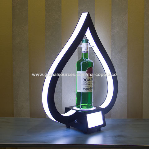 Wine Presenter 3 Bottles Rechargeable LED Ace of Spade Glorifier