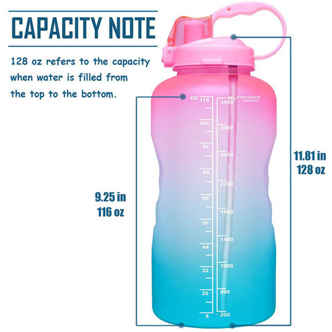 Wholesale 1500ml UZSPACE Tritan Leakproof Plastic Drinking Water Bottle Bpa  Free With Straw Manufacturer and Supplier