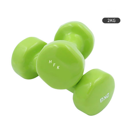 4KG Neoprene Dipping Free Weight Dumbbell Colorful Anti-Rolling Body Exercise supplier