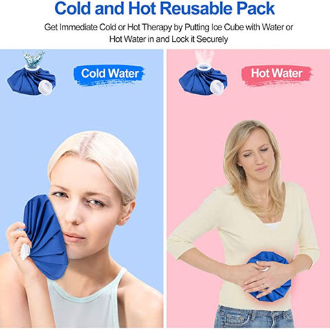 Paquete de hielo frío reutilizable, bolsa de agua caliente con