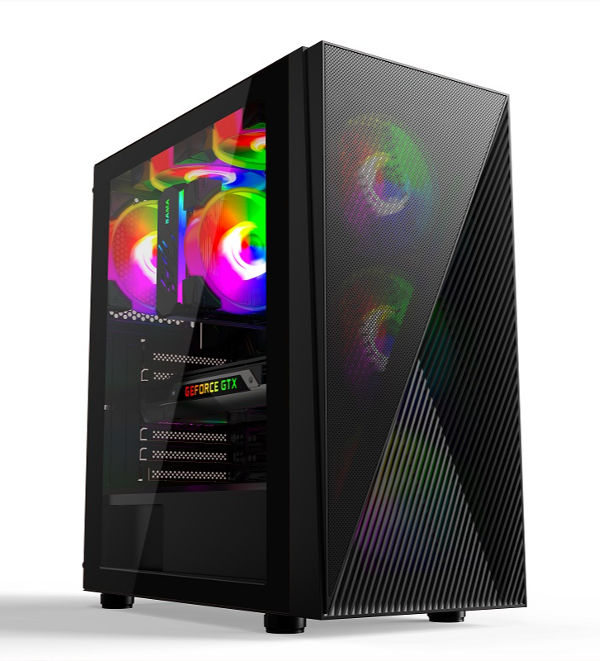 SAMA ARGB strip gaming case strong cooling system atx case tempered ...