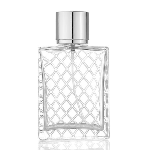 Buy Wholesale China 100ml Square Glass Perfume Bottle With Customized Caps  & 100ml Square Glass Perfume Bottle at USD 0.1