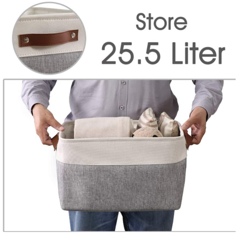 Achetez en gros Panier De Rangement En Tissu Robuste Pliable, Poignées Pour  étagère De Pépinière, Panier De Rangement Chine et Stockage à 2.5 USD