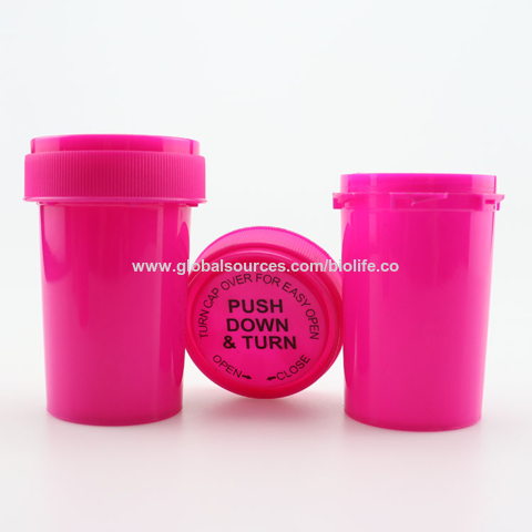 Pink Pill Bottle: Pink Pharmacy Vials For Medical Marijuana