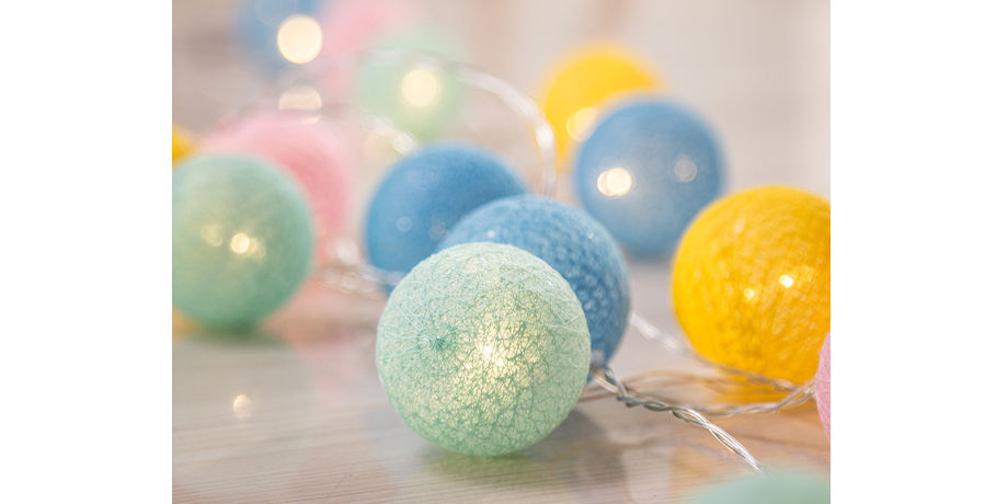 Macaroon Color LED String Light, IP44 Waterproof Powered, 10/20/40 Heads, Perffect for Decoration supplier