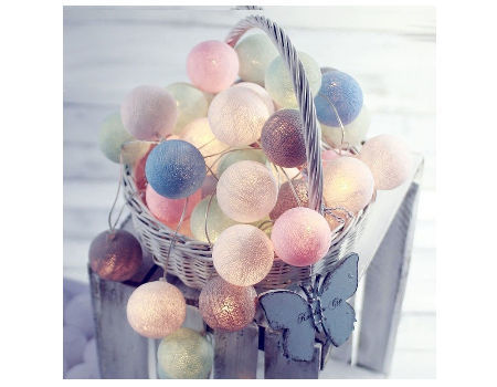 Macaroon Color LED String Light, IP44 Waterproof Powered, 10/20/40 Heads, Perffect for Decoration supplier