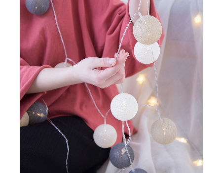 Macaroon Color LED String Light, IP44 Waterproof Powered, 10/20/40 Heads, Perffect for Decoration supplier