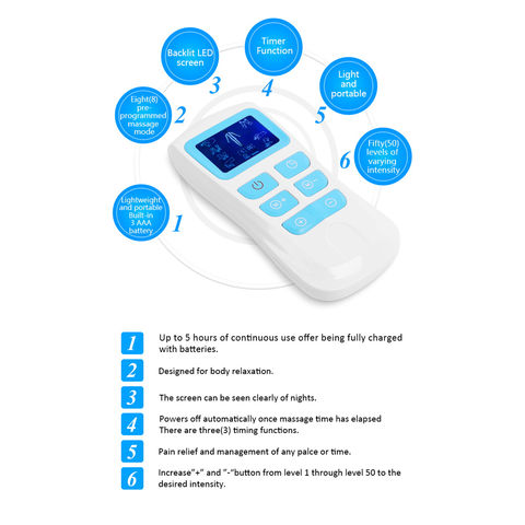 China 3 in 1 electrotherapy device TENS unit with trendy design  Manufacturer and Supplier