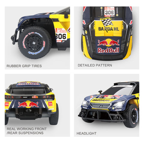 1:16 Red Bull Peugeot 3008 Official Licensed Remote Control Truck 