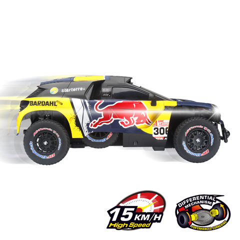 1:16 Red Bull Peugeot 3008 Official Licensed Remote Control