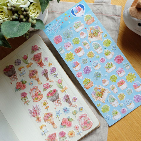 Wholesale Whole DIY Colorful Cute 3D Kawaii Stickers Diary Planner