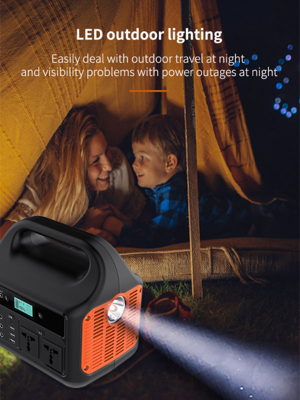 Portable power banks lithium battery 230W power station with BT