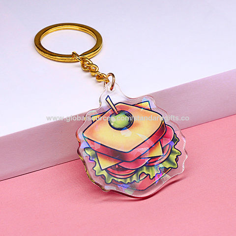 Of Wholesale Acrylic Square Po Blank Acrylic Keychains Inserts 1.5 And 1 5  Keyrings With Affordable Shipping From Praised, $24.31