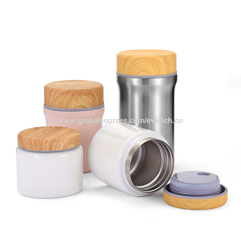 Custom 500ml Cheap Baby Food Jar Dispenser Stainless Steel Vacuum