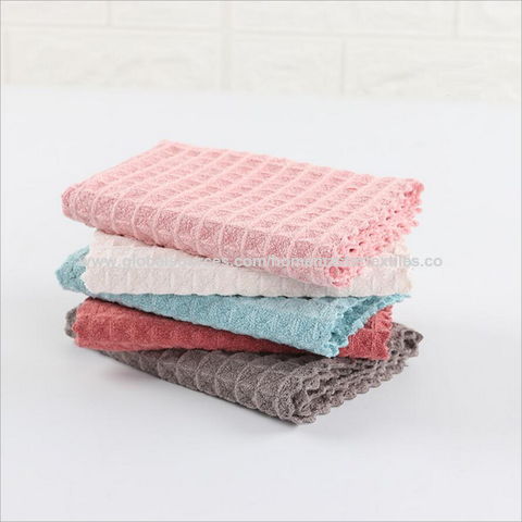 VIVOTE Microfiber Kitchen Towels Waffle Weave Kitchen Dish Towels Super  Absorbent Soft Fast Drying Dish Cloths Reusable Cleaning Cloths Kitchen  Hand