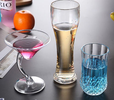 China Charmlite Thickness Colored Champagne Flutes Stemless