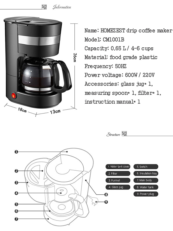 Compre ¡oferta! Mini Cafetera Eléctrica Portátil Con Un Pulidor Portátil y  Cafetera De Goteo de China por 15 USD