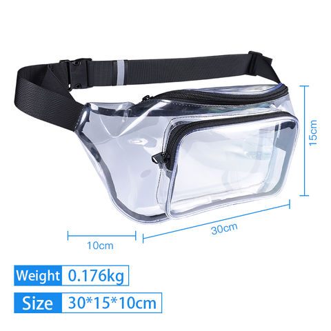 Transparent discount bum bag