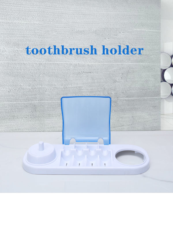 Soporte para cepillo de dientes eléctrico Oral B, Base de soporte para  cabezal de cepillo de dientes, cubierta de caja con orificio de cargador  para Baño