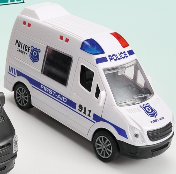 Compre Vehículos De Emergencia Ambulancia Coche De Juguete Equipo