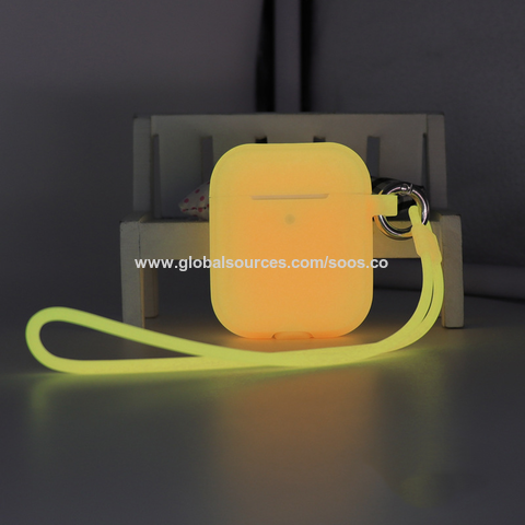 Funda Silicona Suave Generación 2 Amarillo Fluorescente para Apple